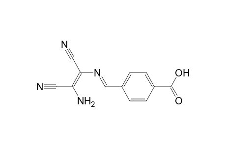 Benzoic acid, 4-[[(2-amino-1,2-dicyanoethenyl)imino]methyl]-