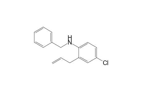 (2-allyl-4-chloro-phenyl)-benzyl-amine