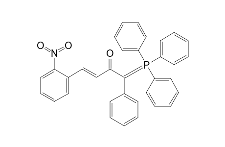 (E)-4-(2-nitrophenyl)-1-phenyl-1-triphenylphosphoranylidene-3-buten-2-one