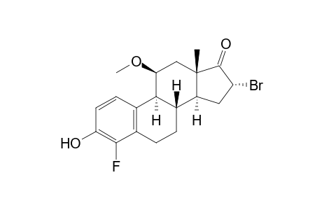 (8S,9S,11S,13S,14S,16R)-16-bromanyl-4-fluoranyl-11-methoxy-13-methyl-3-oxidanyl-7,8,9,11,12,14,15,16-octahydro-6H-cyclopenta[a]phenanthren-17-one