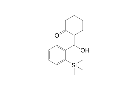 2-Hydroxy(2-trimethylsilylphenyl)methyl-1-cyclohexanone