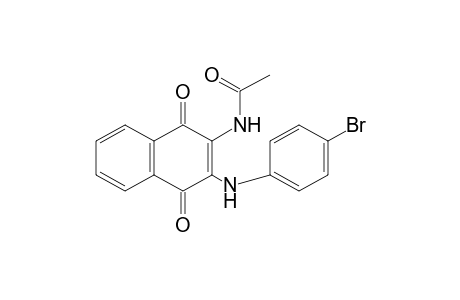 N-[3-(p-BROMOANILINO)-1,4-DIHYDRO-1,4-DIOXO-2-NAPHTHYL]ACETAMIDE