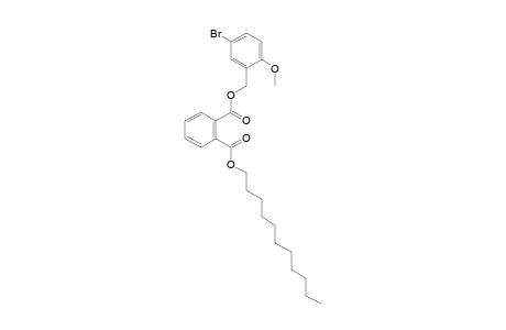 Phthalic acid, 5-bromo-2-methoxybenzyl undecyl ester