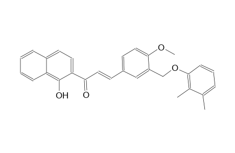 (2E)-3-{3-[(2,3-dimethylphenoxy)methyl]-4-methoxyphenyl}-1-(1-hydroxy-2-naphthyl)-2-propen-1-one