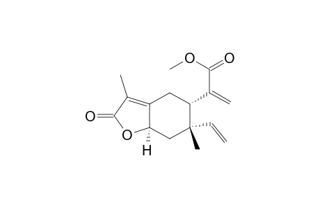 5-Benzofuranacetic acid, 6-ethenyl-2,4,5,6,7,7a-hexahydro-3,6-dimethyl-.alpha.-methylene-2-oxo-, methyl ester, (5.alpha.,6.beta.,7a.alpha.)-(.+-.)-