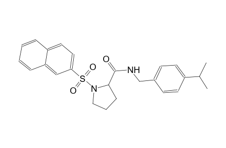 N-(4-isopropylbenzyl)-1-(2-naphthylsulfonyl)-2-pyrrolidinecarboxamide