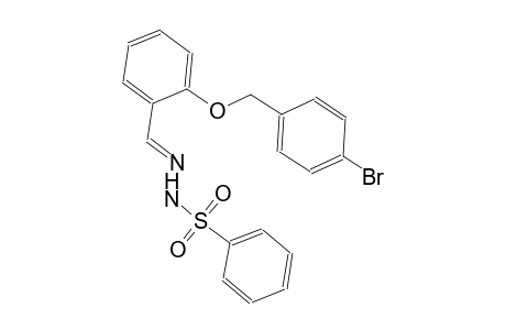 N'-((E)-{2-[(4-bromobenzyl)oxy]phenyl}methylidene)benzenesulfonohydrazide
