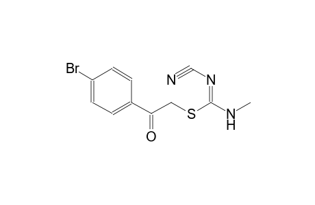 2-(4-bromophenyl)-2-oxoethyl N'-cyano-N-methylimidothiocarbamate