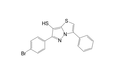 Pyrazolo[5,1-b]thiazole-7-thiol, 6-(4-bromophenyl)-3-phenyl-