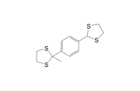 1-(dithiolyl)-4-(2-methyl-dithiolyl)benzene