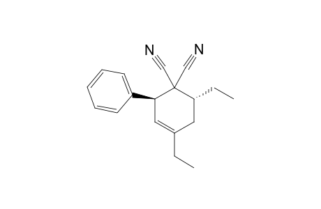 trans-1,1-Dicyano-4,6-diethyl-2-phenylcyclohex-3-ene