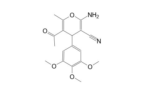 4H-pyran-3-carbonitrile, 5-acetyl-2-amino-6-methyl-4-(3,4,5-trimethoxyphenyl)-