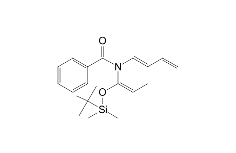 N-[Buta-1',3'-dienyl]-N-{1'-(t-butyldimethylsilyloxy)prop-1'-enyl]-benzamide