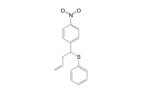 (1-(4-Nitrophenyl)but-3-enyl)(phenyl)sulfane
