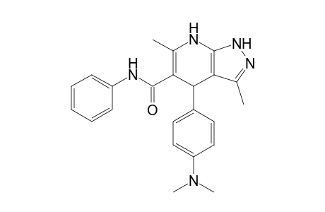 4-[4-(Dimethylamino)phenyl]-3,6-dimethyl-N-phenyl-4,7-dihydro-1H-pyrazolo[3,4-b]pyridine-5-carboxamide