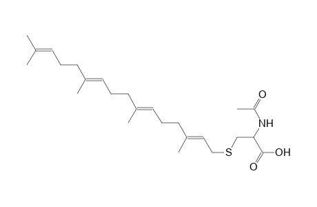 2-Acetylamino-3-(3,7,11,15-tetramethyl-hexadeca-2,6,10,14-tetraenylsulfanyl)-propionic acid