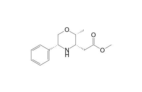Methyl [(2R,3S,5R)-2-Methyl-5-phenylmorpholin-3-yl]acetate