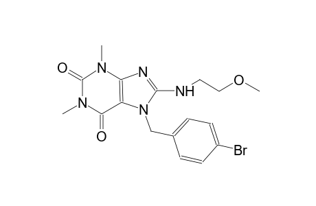1H-purine-2,6-dione, 7-[(4-bromophenyl)methyl]-3,7-dihydro-8-[(2-methoxyethyl)amino]-1,3-dimethyl-