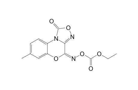 7-Methyl-4-ethoxycarbonyloxyimino)-1H,4H-[1,2,4]oxadiazolo[3,4-c][1,4]benzoxazine-1-one