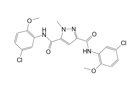 1H-pyrazole-3,5-dicarboxamide, N~3~,N~5~-bis(5-chloro-2-methoxyphenyl)-1-methyl-
