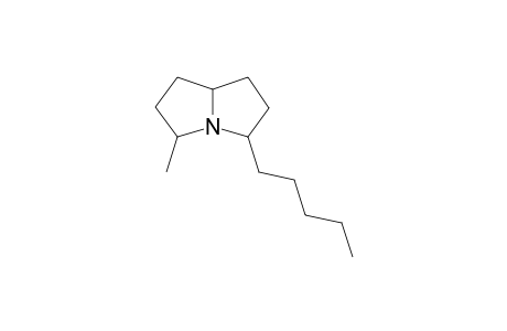 3-Pentyl-5-methylpyrrolizidine