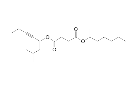 Succinic acid, hept-2-yl 2-methyloct-5-yn-4-yl ester