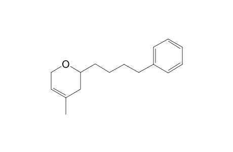 4-methyl-2-(4-phenylbutyl)-3,6-dihydro-2H-pyran