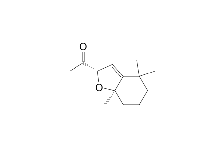 Ethanone, 1-(2,4,5,6,7,7a-hexahydro-4,4,7a-trimethyl-2-benzofuranyl)-, cis-
