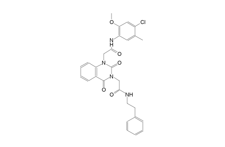 1,3-quinazolinediacetamide, N~1~-(4-chloro-2-methoxy-5-methylphenyl)-1,2,3,4-tetrahydro-2,4-dioxo-N~3~-(2-phenylethyl)-