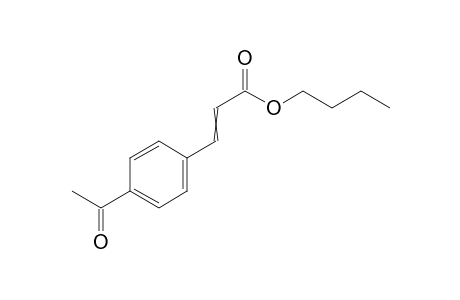 butyl 3-(4-acetylphenyl)prop-2-enoate