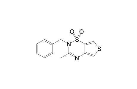 2-BENZYL-3-METHYL-4H-THIENO-[3,4-E]-1,2,4-THIADIAZINE-1,1-DIOXIDE