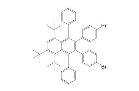 5,6,8-tris(t-Butyl)-2,3-bis(p-bromophenyl)-1,4-diphenylnaphthalene