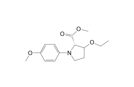Proline, 3-ethoxy-1-(4-methoxyphenyl)-, methyl ester