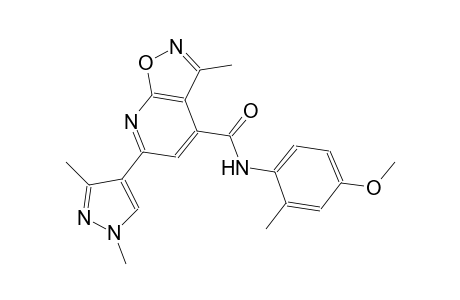 isoxazolo[5,4-b]pyridine-4-carboxamide, 6-(1,3-dimethyl-1H-pyrazol-4-yl)-N-(4-methoxy-2-methylphenyl)-3-methyl-