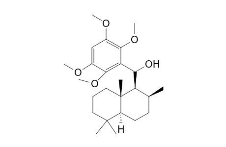 (Decahydro-2,5,5,8a-tetramethyl-.alpha.-(2',3',5',6'-tetramethoxyphenyl)naphthalene-1-methanol