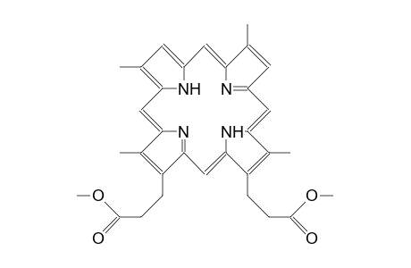 Deuteroporphyrin IX dimethyl ester from bovine blood