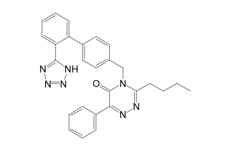 3-Butyl-6-phenyl-4-[2'-(1H-tetrazol-5-yl)-biphenyl-4-ylmethyl]-4H-[1,2,4]triazin-5-one