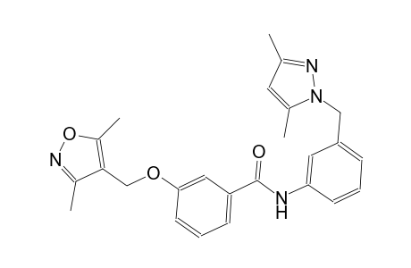 benzamide, 3-[(3,5-dimethyl-4-isoxazolyl)methoxy]-N-[3-[(3,5-dimethyl-1H-pyrazol-1-yl)methyl]phenyl]-
