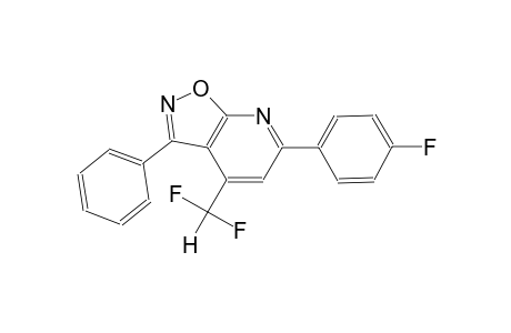 isoxazolo[5,4-b]pyridine, 4-(difluoromethyl)-6-(4-fluorophenyl)-3-phenyl-