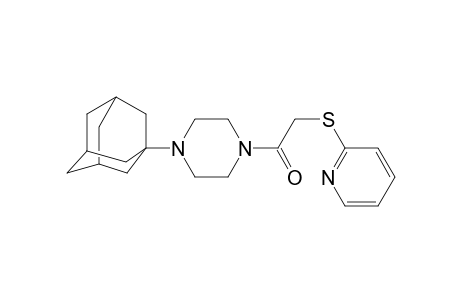 Piperazine, 1-[2-(2-pyridinylthio)acetyl]-4-tricyclo[3.3.1.1(3,7)]dec-1-yl-