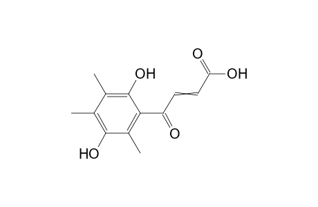 4-(2,5-Dihydroxy-3,4,6-trimethylphenyl)-3-oxo-2-butenic acid