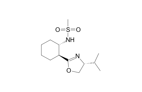 (1S,2S)-N-[2-(4-Isopropyl-4,5-dihydrooxazol-2-yl)cyclohexyl methanesulfonamide