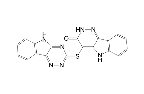 4-(5H-[1,2,4]triazino[5,6-b]indol-3-ylsulfanyl)-2,5-dihydro-3H-pyridazino[4,3-b]indol-3-one