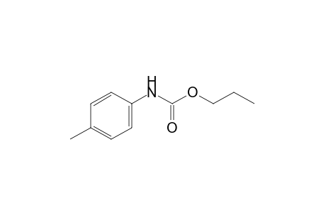 p-methylcarbanilic acid, propyl ester