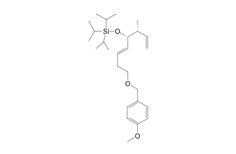 Triisopropyl[(E)-(2S)-5-(4-methoxybenzyloxy)-1-((1R)-1-methylallyl)pent-2- enyloxy]silane