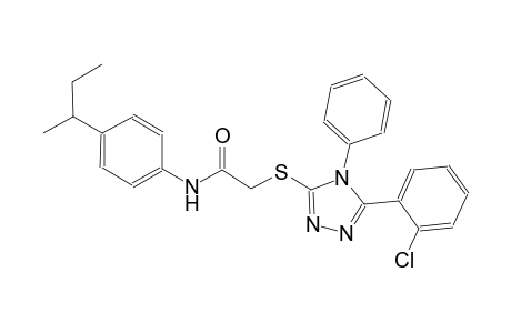 N-(4-sec-butylphenyl)-2-{[5-(2-chlorophenyl)-4-phenyl-4H-1,2,4-triazol-3-yl]sulfanyl}acetamide