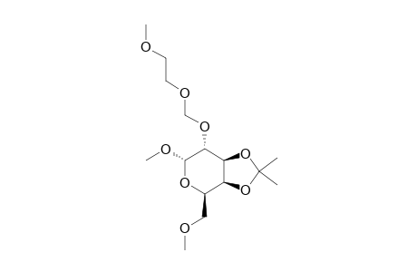 METHYL-3,4-O-ISOPROPYLIDENE-2-O-METHOXYETHOXYMETHYL-6-O-METHYL-ALPHA-D-GALACTOPYRANOSIDE