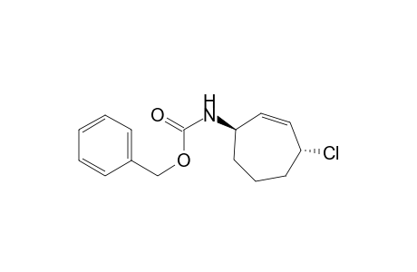 trans-1-([Benzyloxycarbonyl]amino)-4-chlorocyclohept-2-ene