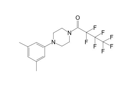 1-(4-(3,5-Dimethylphenyl)piperazin-1-yl)-2,2,3,3,4,4,4-heptafluorobutan-1-one