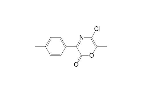 5-chloranyl-6-methyl-3-(4-methylphenyl)-1,4-oxazin-2-one